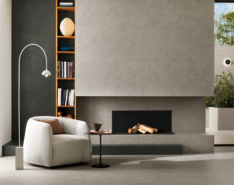 Плитка керамогранит Boost Mineral Grey 60x120 Matt (1,44 кв.м.) под камень