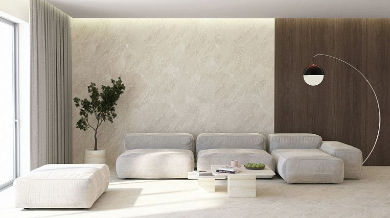 Плитка керамогранит ДАКО Аркадия E-5030/MR/600x600x9 (1,8 кв.м.) ректификат под камень