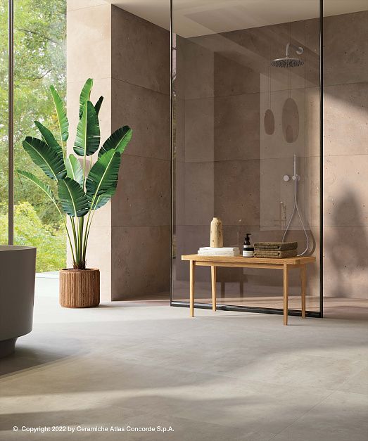 Плитка керамогранит Atlas Concorde Russia Rinascente Terracotta 60x120 Ret (1,44 кв.м) под бетон