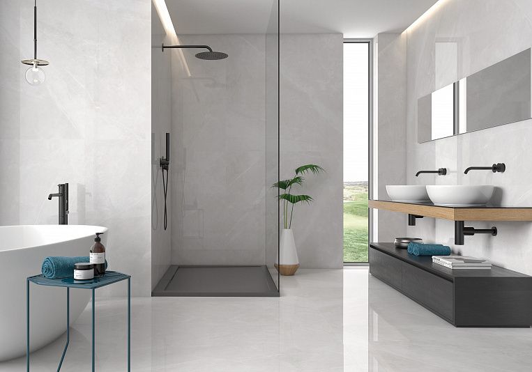 Плитка керамогранит Geotiles Magda Blanco 60x60 Matt (1,44 кв.м.) под мрамор