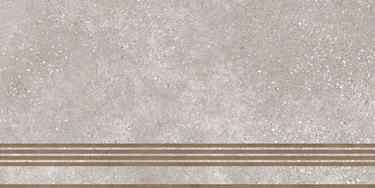 ST183VG Ступень кер. Coral Rock_GT Сер. 30x60 _ 1\6 под бетон