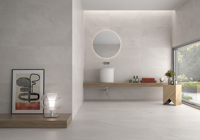 Плитка керамогранит  Geotiles Makai Marfil 60x60 (1,44 кв.м.) под камень