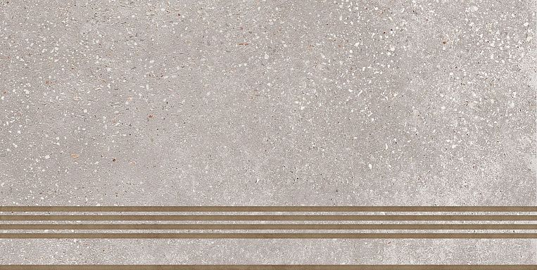 ST183VG Ступень кер. Coral Rock_GT Сер. 30x60 _ 1\6 под бетон