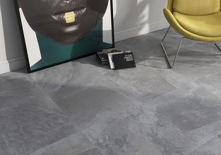 Плитка керамогранит  Geotiles Makai Gris 75x75 (1,69 кв.м.) под камень