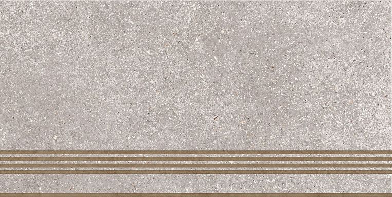ST183VG Ступень кер. Coral Rock_GT Сер. 30x60 _ 1\6 под бетон