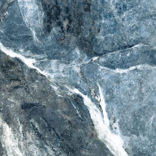 Плитка керамогранит Geotiles Amazona Blue 120x120 Super Polished (1,44 кв.м.) под камень
